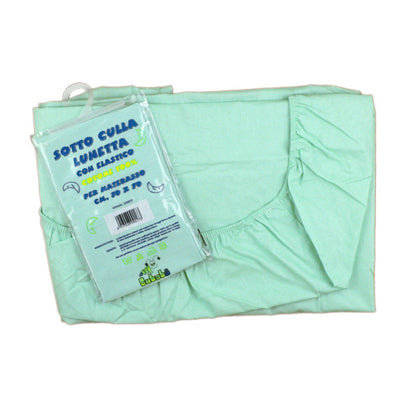 Lenzuolino sotto culla con elastico LUNETTA per materasso cm.30x70