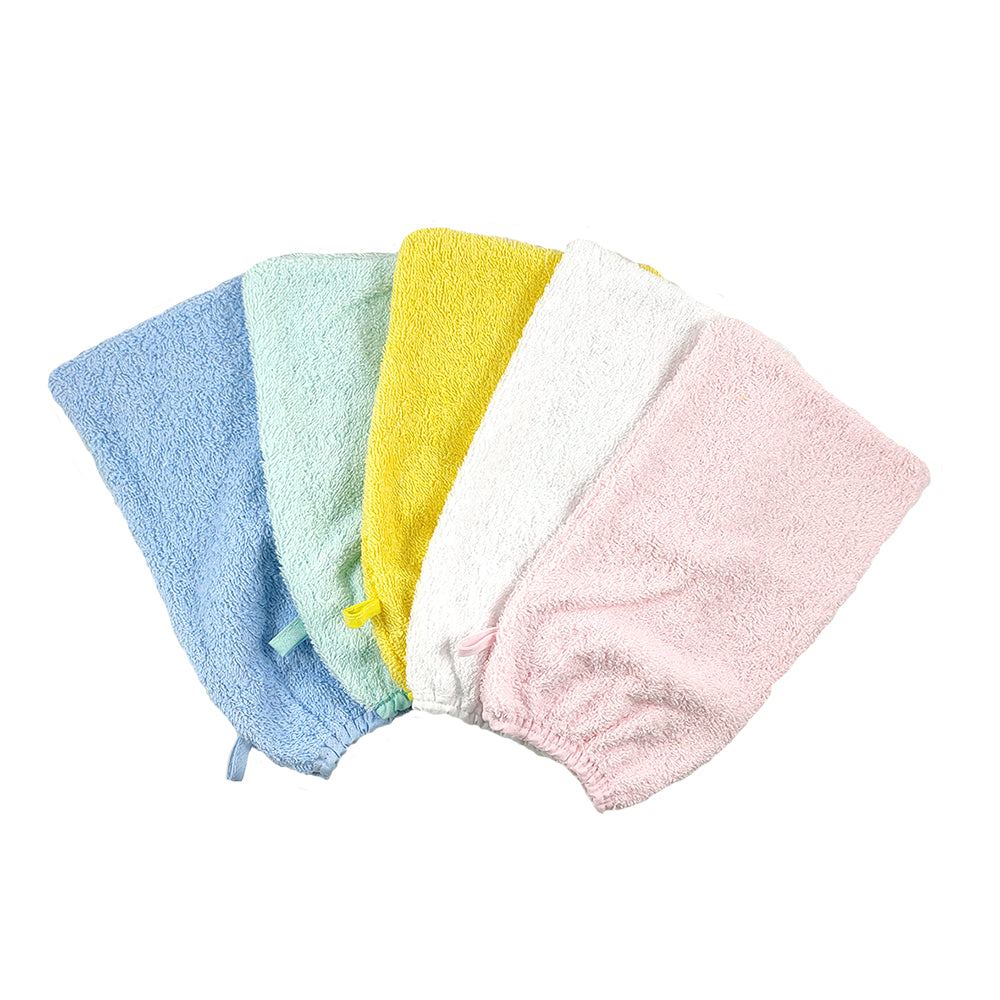 Manopole da bagno cm.26x16 con elastico in spugna t.unita