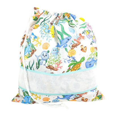 Sacchetto SEBASTIAN cm.32x37 con banda in etamine da ricamare