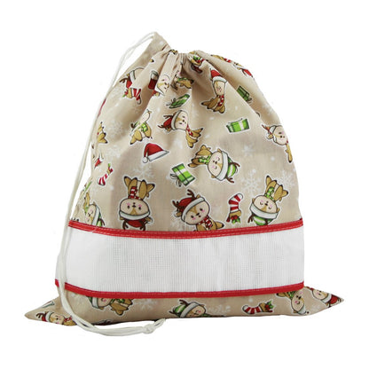 Sacca asilo personalizzata in cotone in stampa digitale