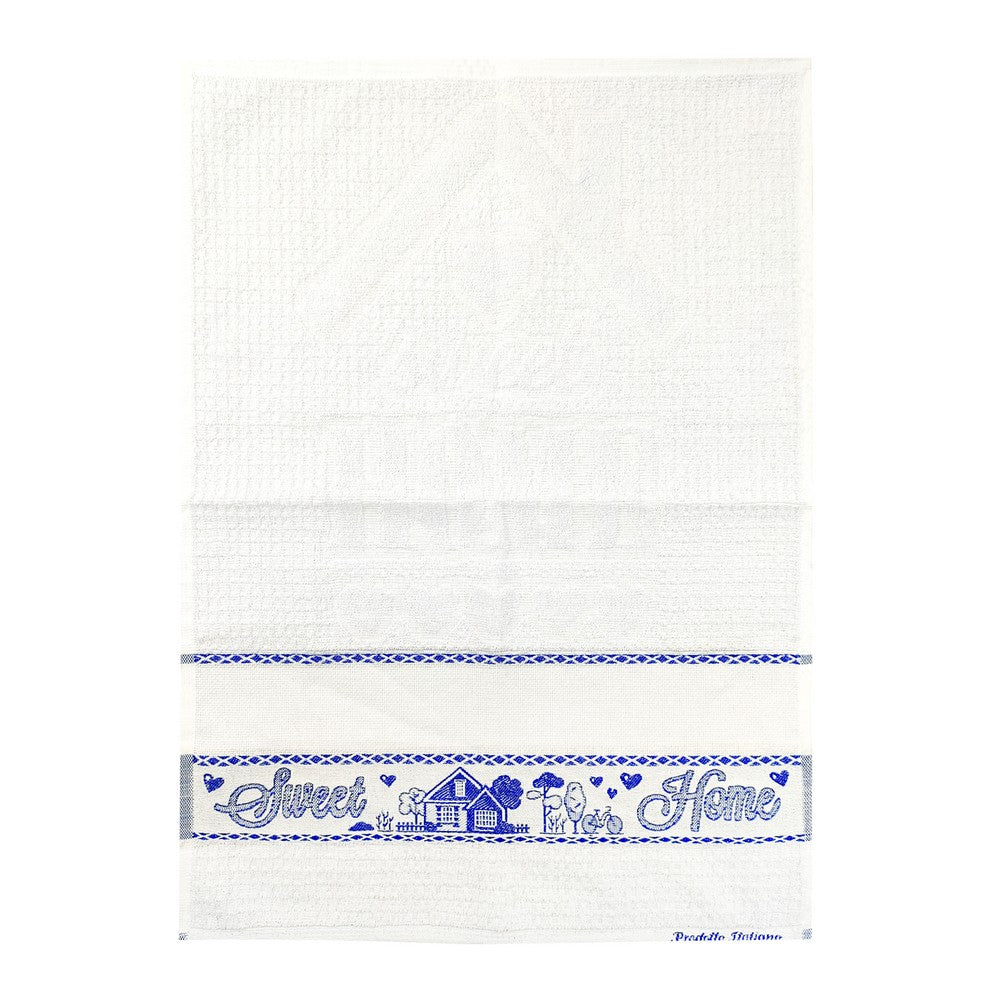 Strofinaccio CASETTE cm.50x70 con fascia da ricamare