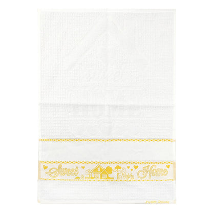 Strofinaccio CASETTE cm.50x70 con fascia da ricamare
