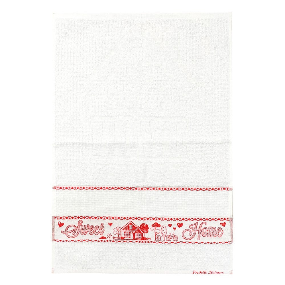 Strofinaccio CASETTE cm.50x70 con fascia da ricamare
