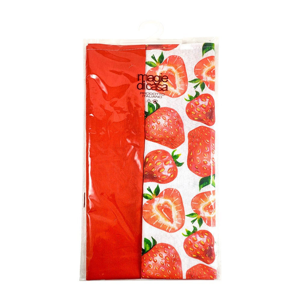 Bis strofinacci FRUITS cm.52x72