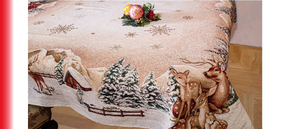 Tovaglia Gobelin cm. 140x180 dis. DEER