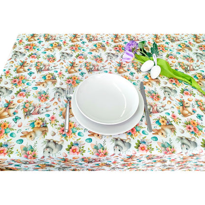 Tovaglia Pasqua Easter BUNNY - Made in Italy - Varie Misure