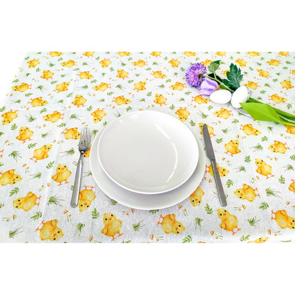 Tovaglia Pasqua Easter TITTI - Made in Italy - Varie Misure