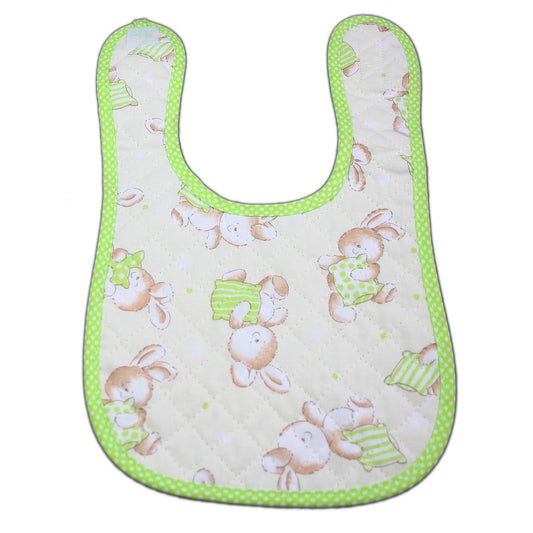 Bavaglino BARNEY cm.19x30 con velcro in tela trapuntata