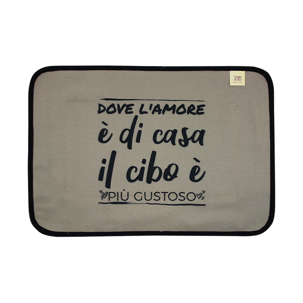 Tovaglietta LA CUCINAZZA cm.35x50 con stampe SPIRITOSE
