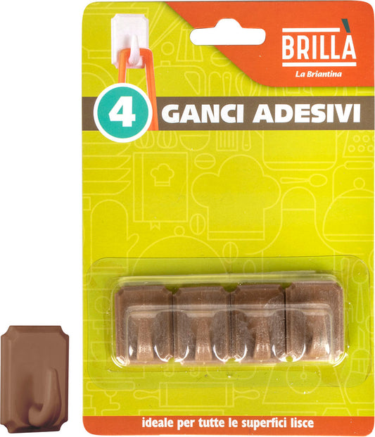 Ganci adesivi set 4 pezi